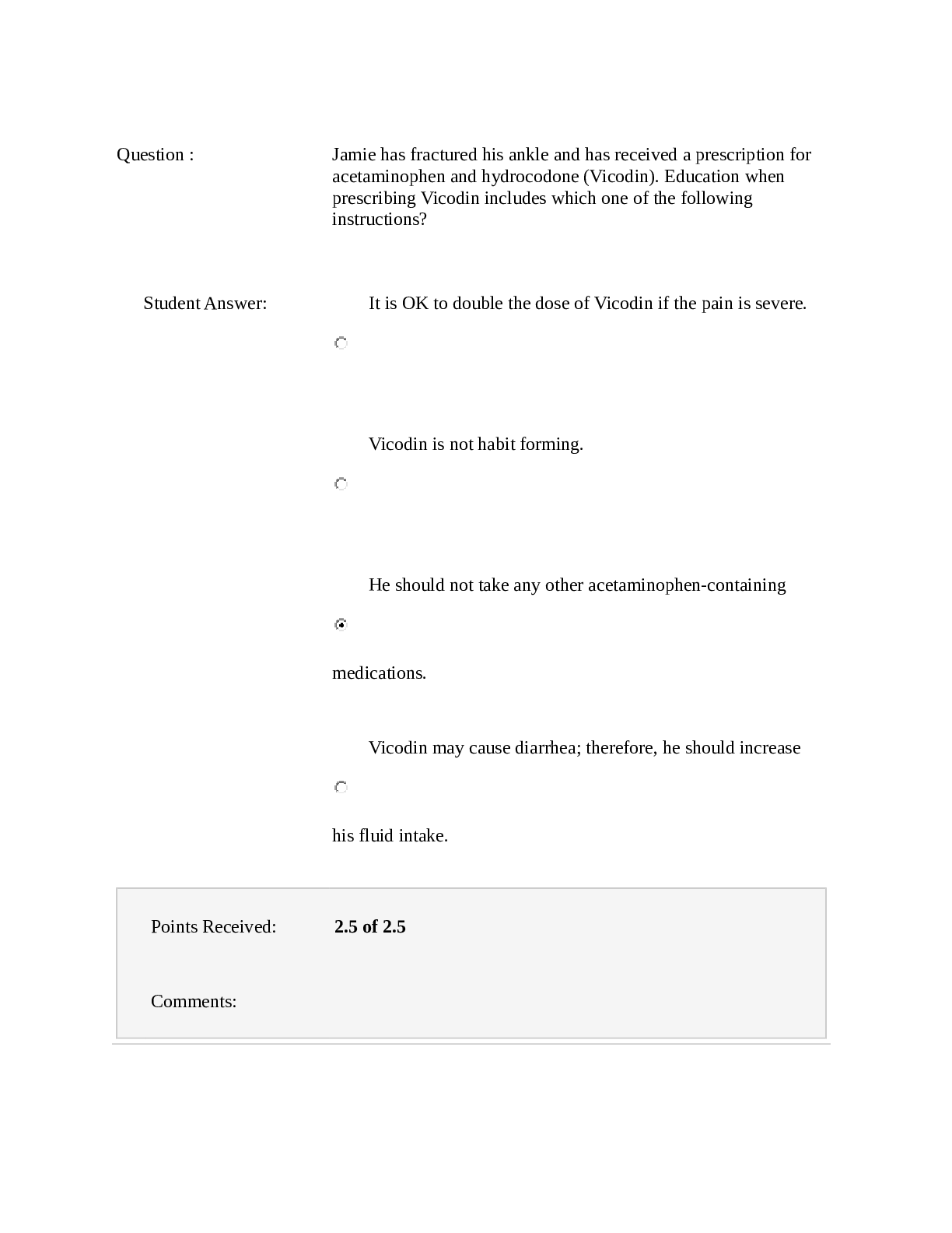 Preview of NSG6005 / NSG6005 PHARM WEEK 6 QUIZ LATEST (2021) GRADED A